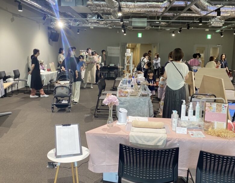 Cocokara札幌ホテル宿泊型産後ケアのイベント会場の様子