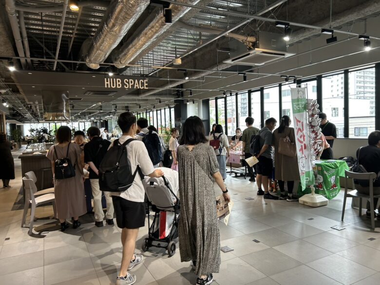 プレパパママフェア会場の様子